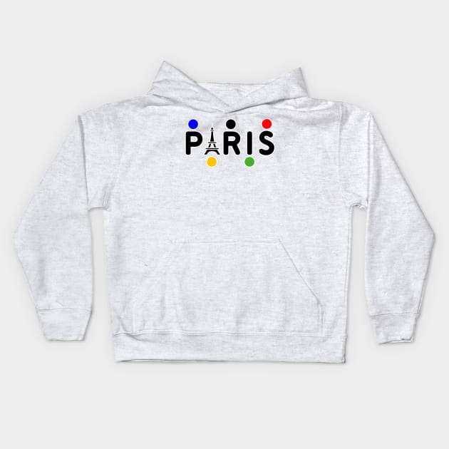 Paris olympics Kids Hoodie by Nicostore